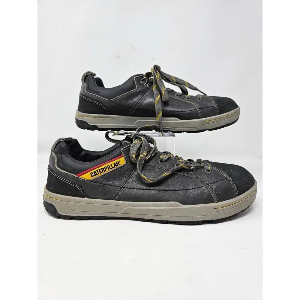 Caterpillar Work Shoes Steel Toe Heavy Duty‎ ERGO Comfort Sz 12 F2413